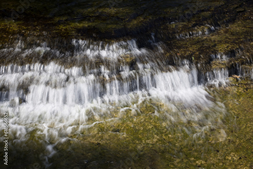 Natural Waterfall over rocks