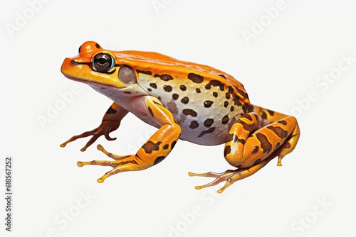 frog isolated on white background with 8k high resolution