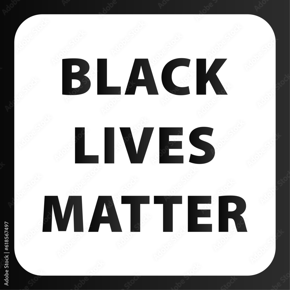 black lives matter vector illustration
