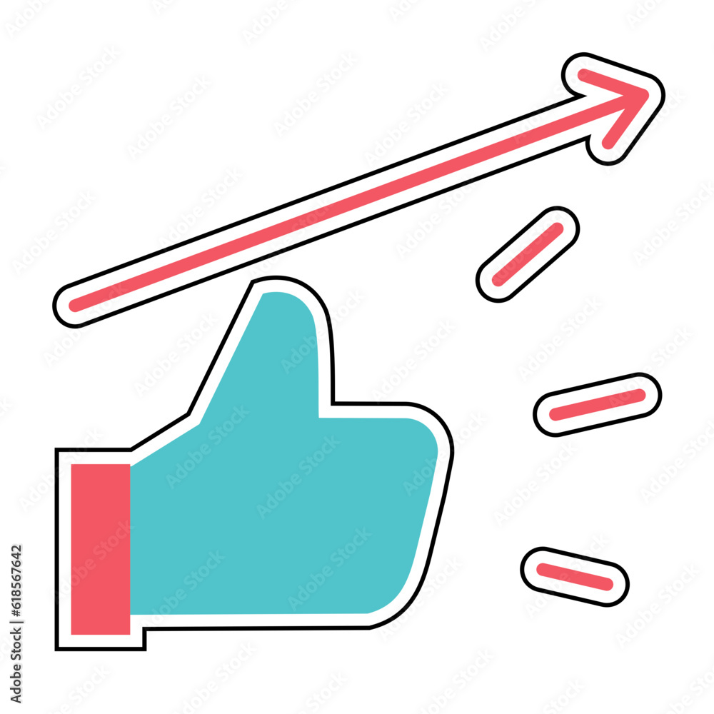 Sticker Motivation design vector icon design vector line icon svg Sticker Motivation design vector icon design vector line icon svg