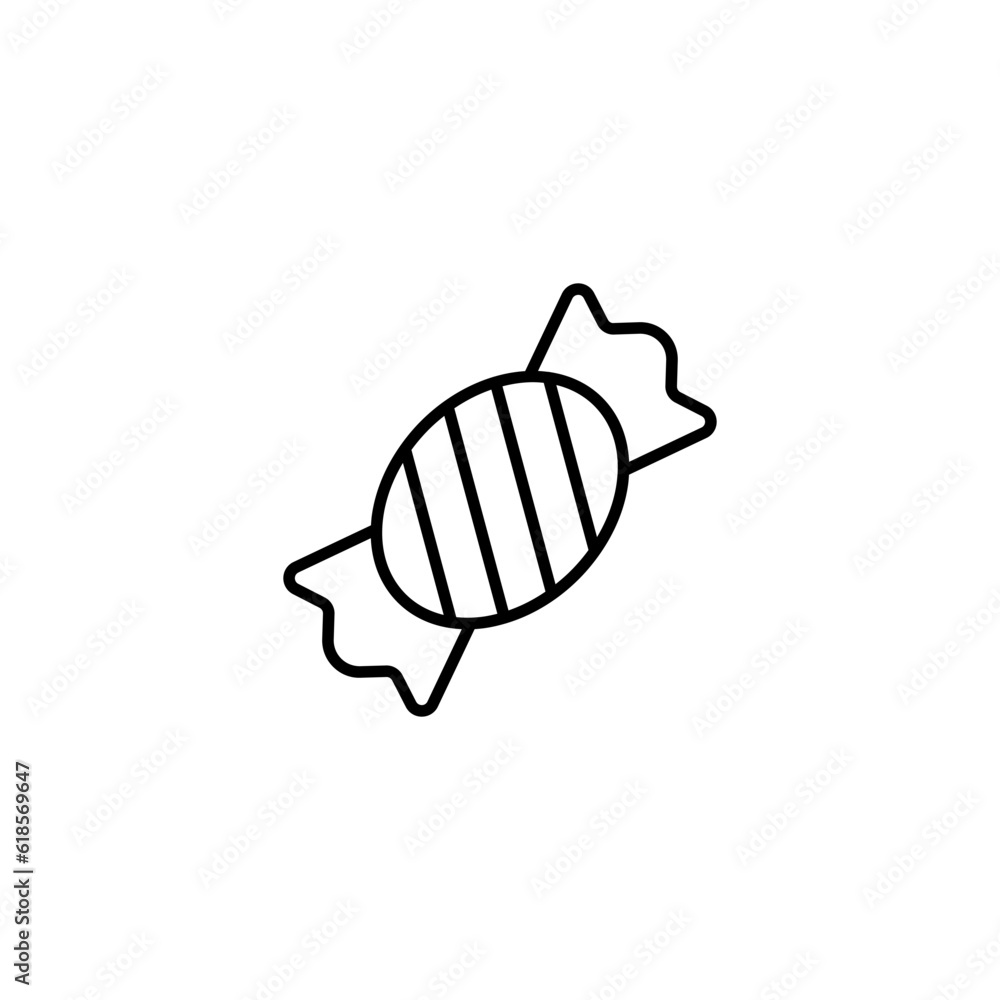 Candy line icon vector design Candy line icon vector design