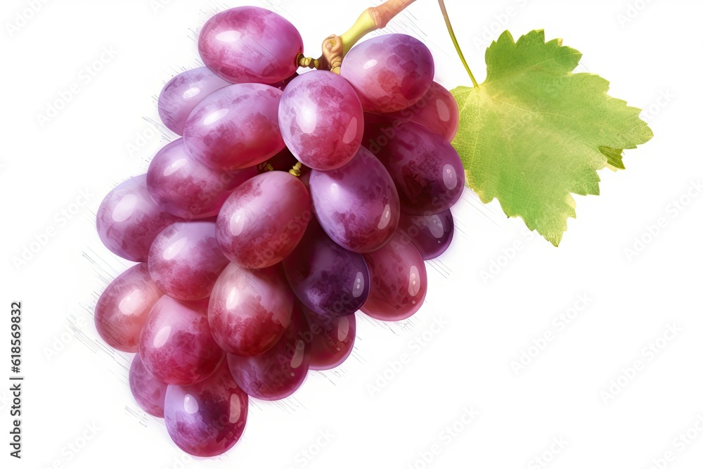 bunch of grapes with leaf PNG 8k isolated on white background bunch of grapes with leaf PNG 8k isolated on white background