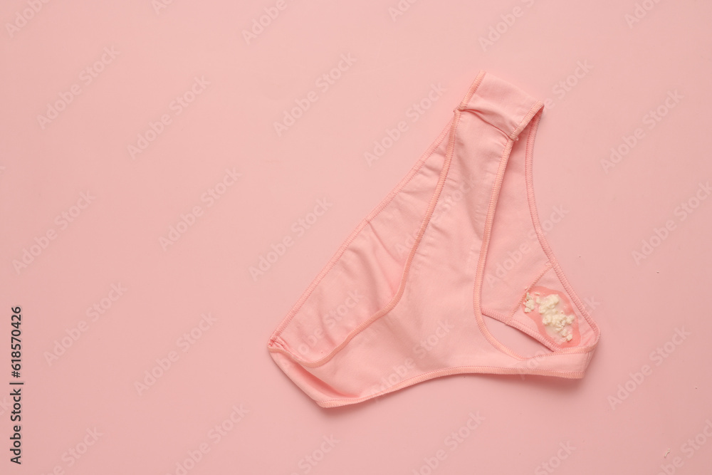 Dirty women's panties, vaginal discharge is a female disease. Dirty women's panties, vaginal discharge is a female disease.