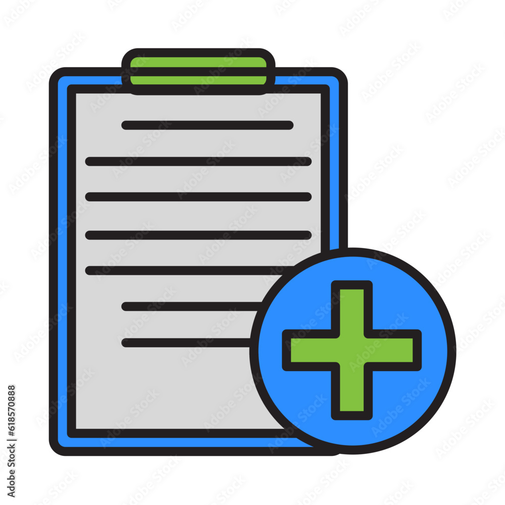 Filled Line HEALTH NOTES design vector icon design vector line icon svg Filled Line HEALTH NOTES design vector icon design vector line icon svg