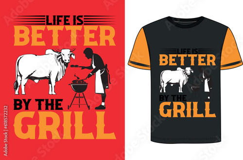 B B Q T-Shirt Design