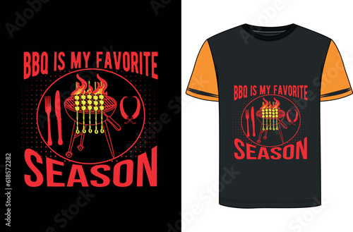 B B Q T-Shirt Design