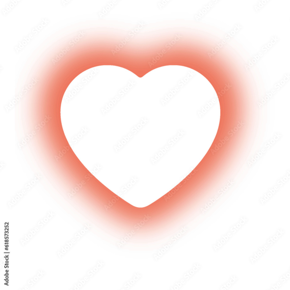 red heart isolated on white red heart isolated on white