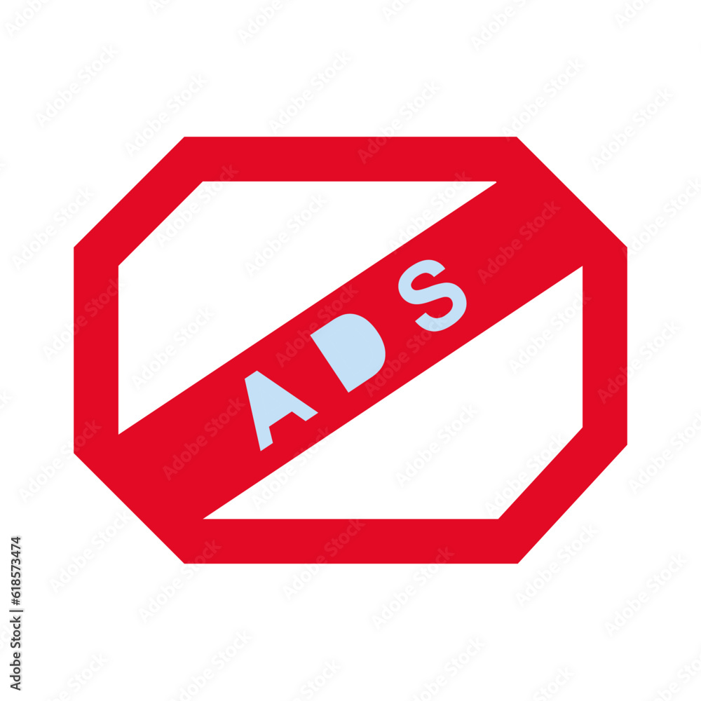 Simple Flat no ads design vector icon design vector line icon svg Simple Flat no ads design vector icon design vector line icon svg