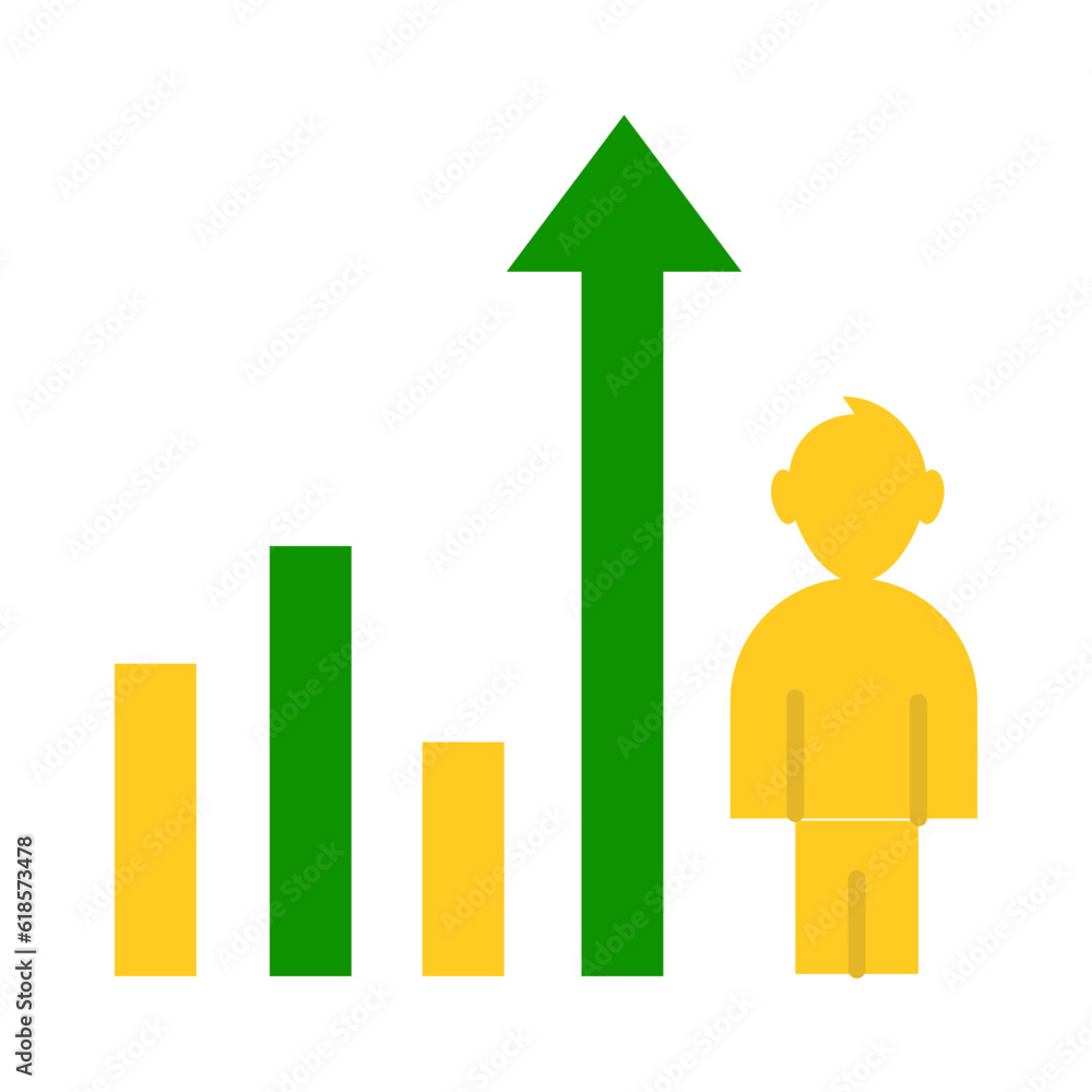 Simple Flat sales up arrow design vector icon design vector line icon svg Simple Flat sales up arrow design vector icon design vector line icon svg