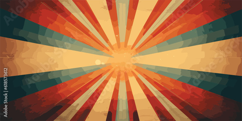 Set of vintage retro comics cartoon book cover sunburst boom explosion boom. Can be used for graphic design or illustration. Graphics style
