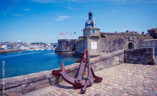 Concarneau city in Brittany- France