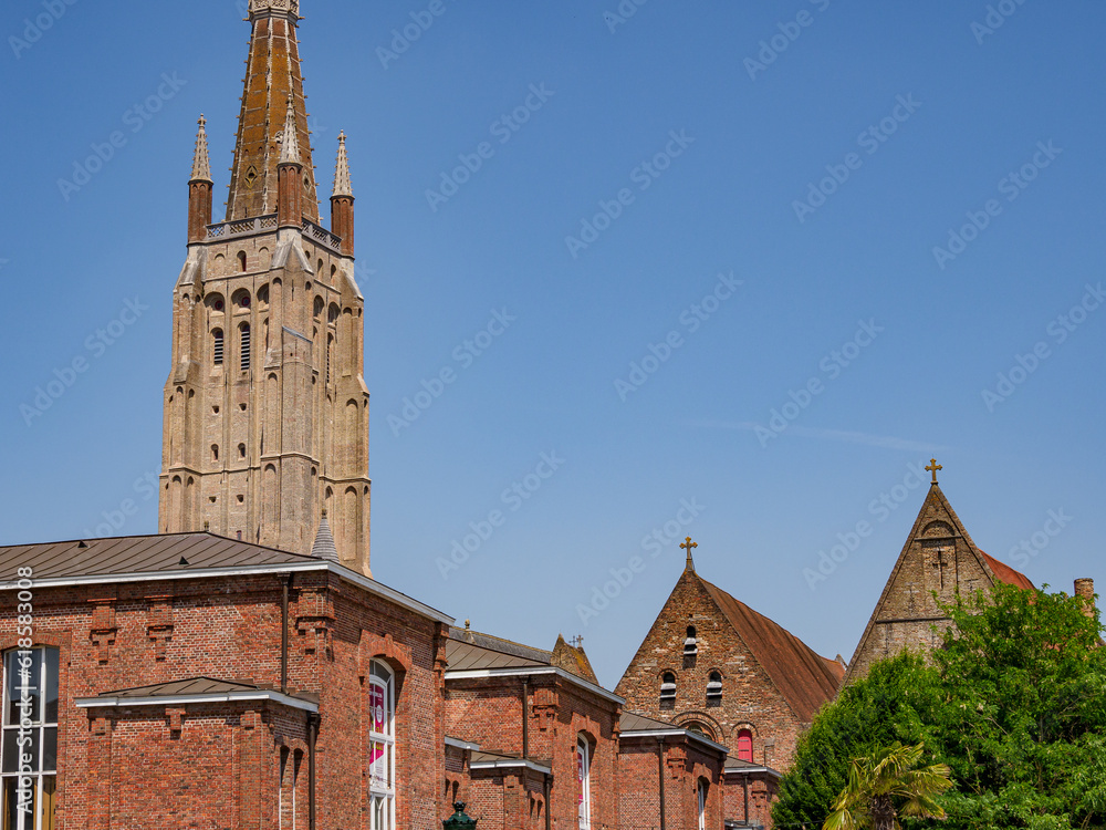 Fototapeta premium Die Alststadt von Brügge in Belgein