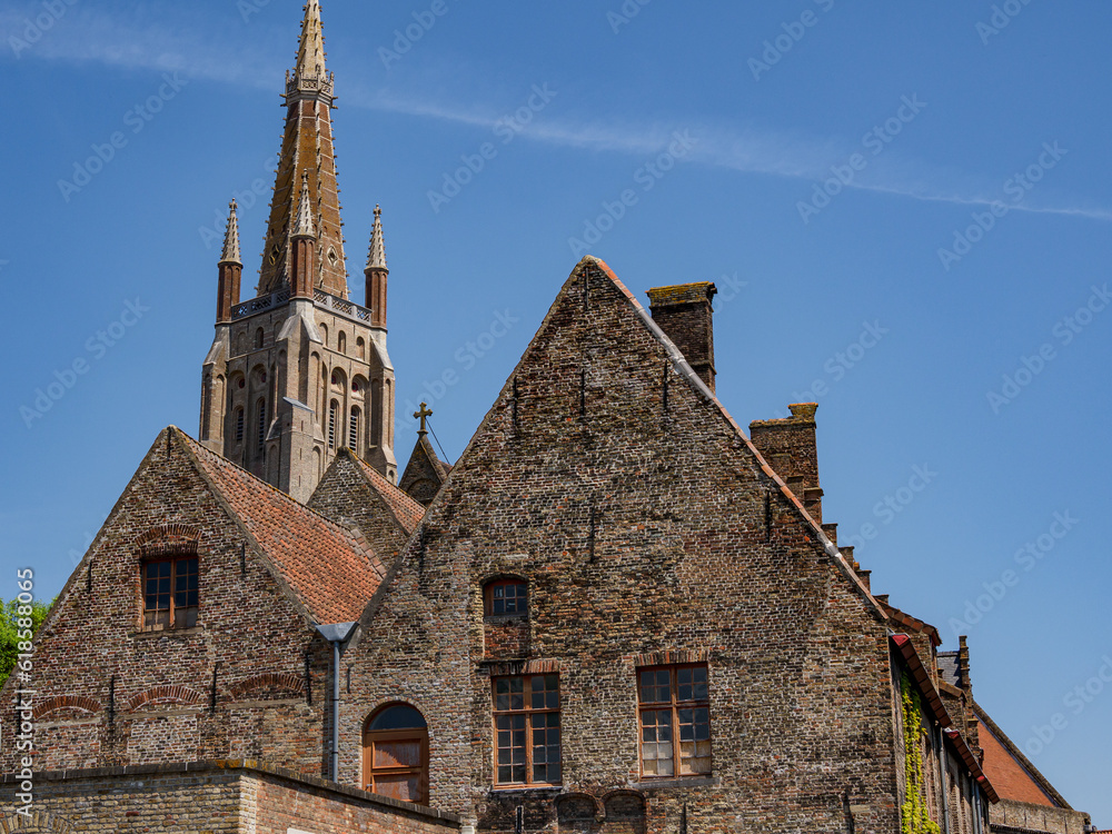 Fototapeta premium Die Stadt Brügge in Belgien