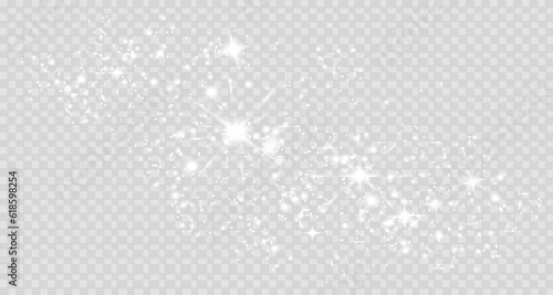 Solar glare.Glow isolated white transparent light effect set, lens flare, explosion, glitter, line, sun flash, spark and stars. Beautiful optical lens flare effect sun light.