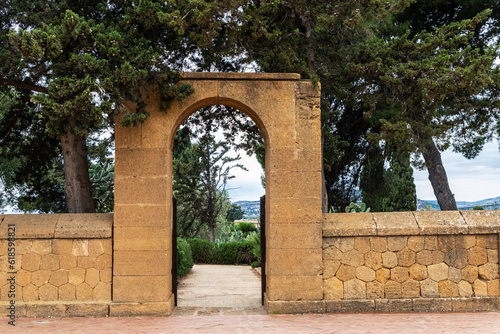 Garden of the Villa Aurea, Agrigento, Sicily, Italy