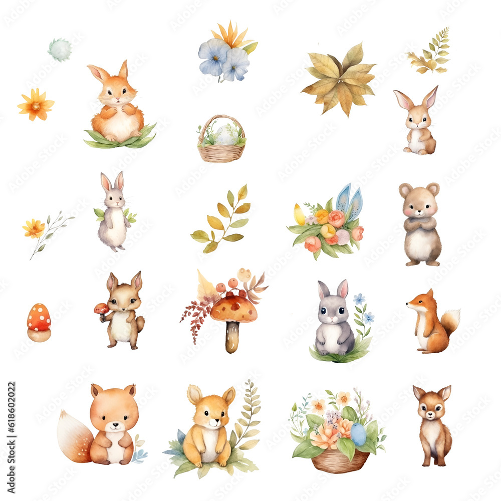 set of funny animals set of funny animals