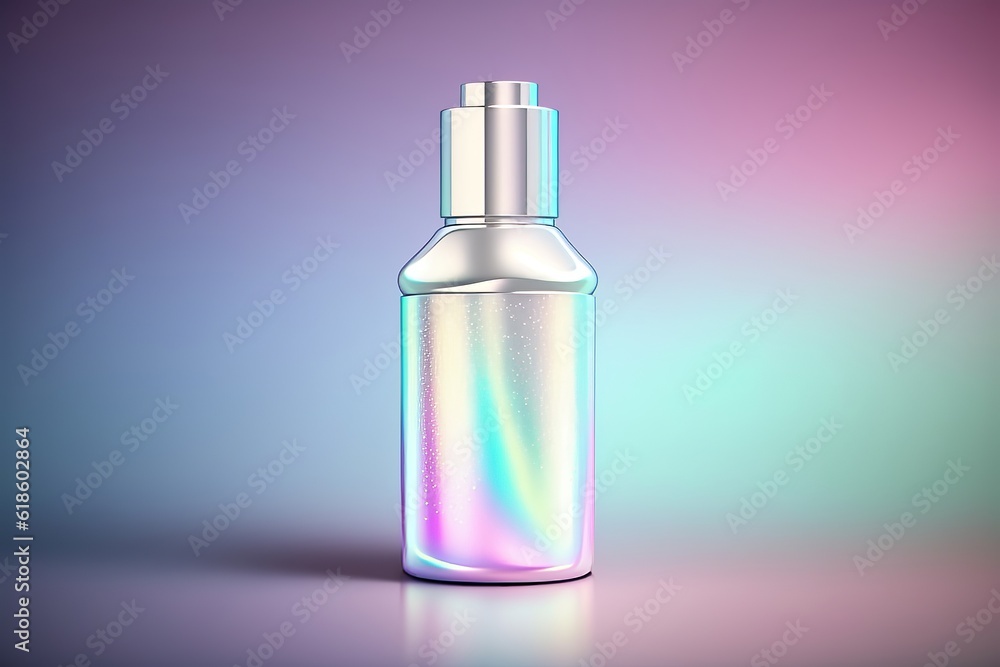 Cosmetic product bottle generated by AI Cosmetic product bottle generated by AI