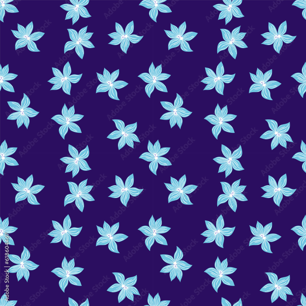 Cute stylized bud flowers background. Abstract flower seamless pattern in simple style. Cute stylized bud flowers background. Abstract flower seamless pattern in simple style.