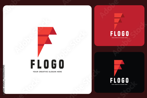F Letter Logo Design Template