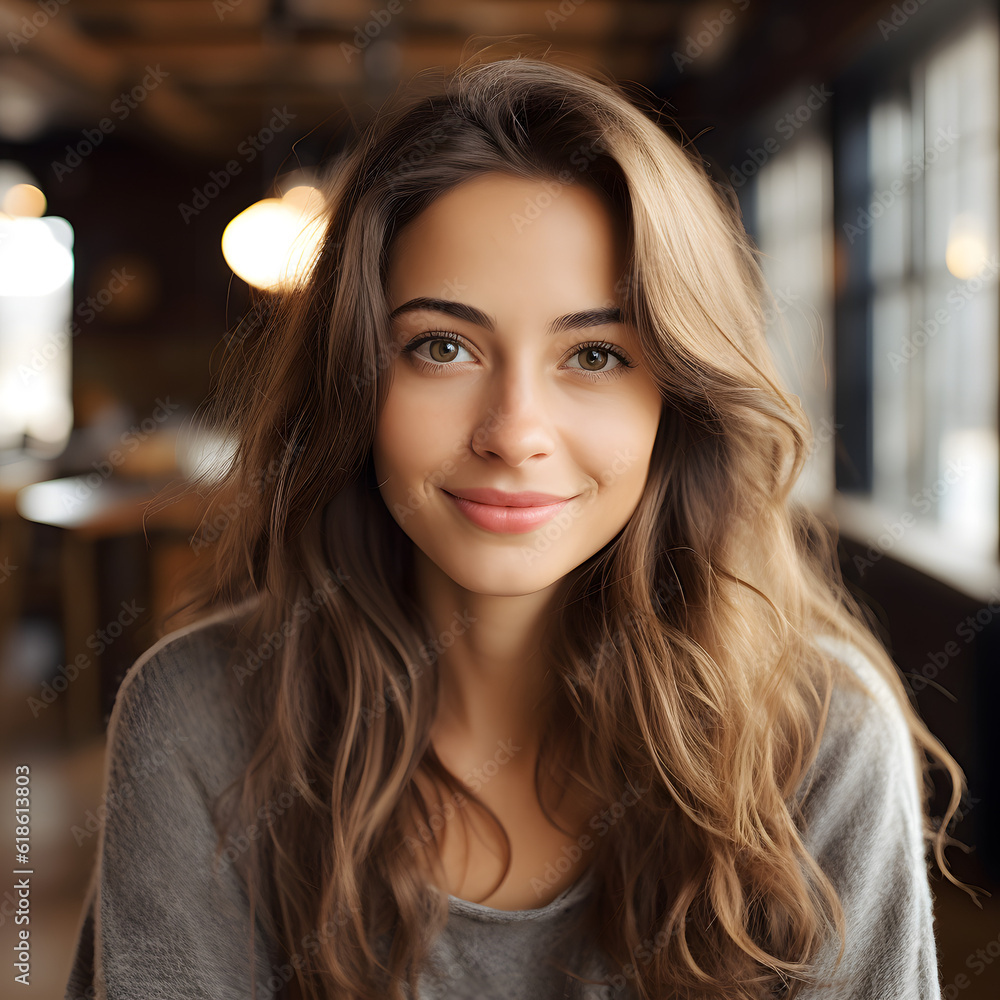 Pretty Brunette Woman Pretty Brunette Woman