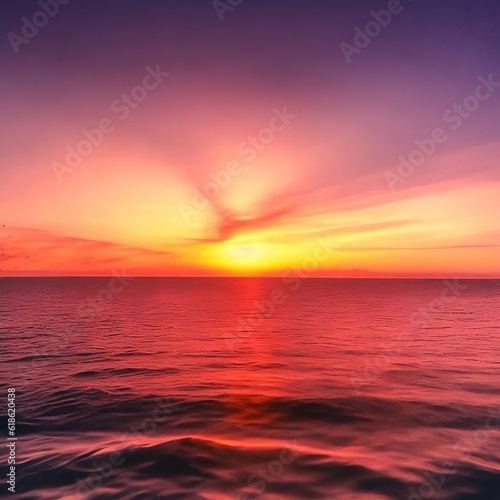 Sunset over the sea © Octa