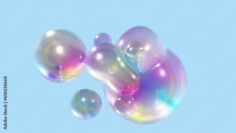 Metaball-animated liquid blobs that are morphing. In space, 3D Abstract Colorful Metaballs. Ultra HD in 4K. Metaball-animated liquid blobs that are morphing. In space, 3D Abstract Colorful Metaballs. Ultra HD in 4K.