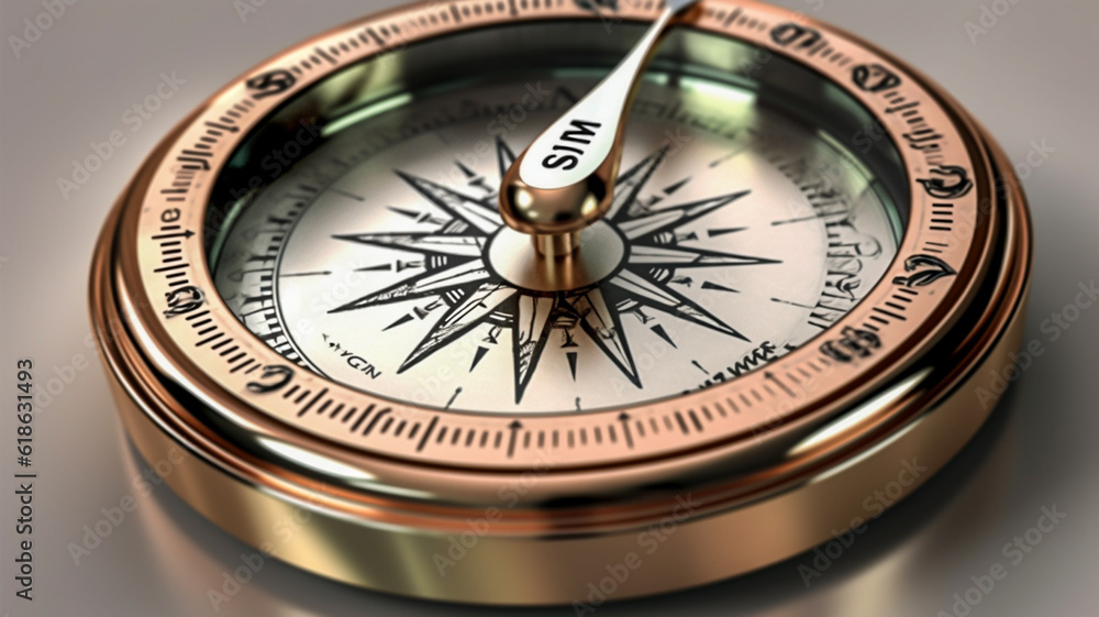 Navigate Your Way to Success: Discover the Metal Compass for Direction and Adventure