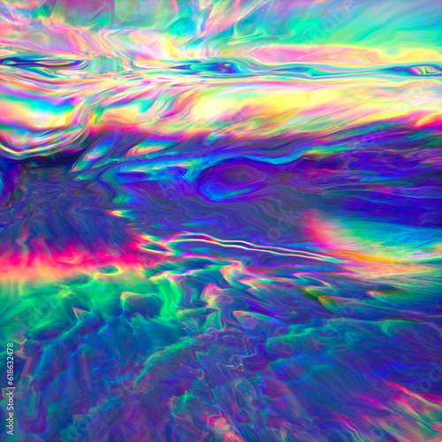 Colorful Abstract Glitch Dispersion Distortion Background