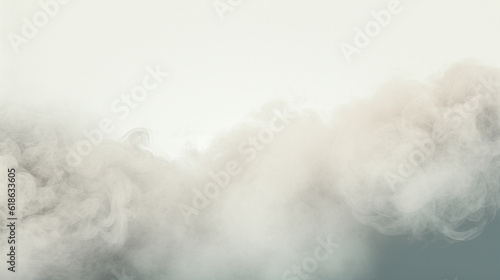 White fluffy smoke