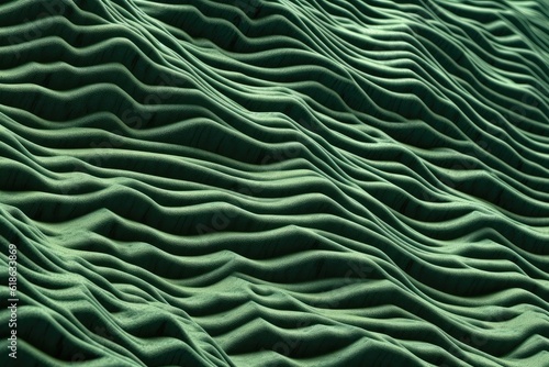 stock photo of an vertical artficial green topography line art photography Generated AI