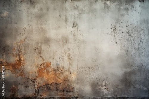stock photo of Dark grey rusty concrete wall texture shadow photography Generated AI © NikahGeh