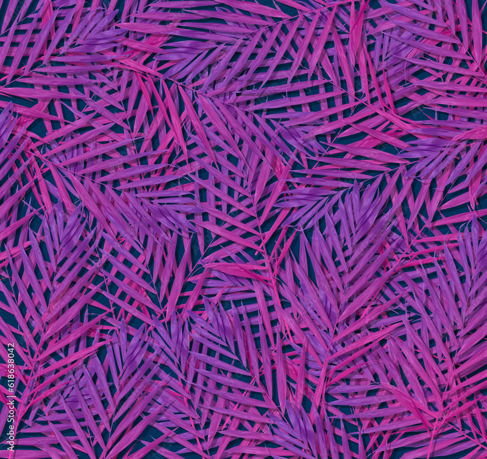 Abstract background of purple palm leaves Abstract background of purple palm leaves