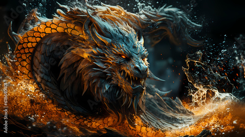 magnificant legendary dragon © Vilius