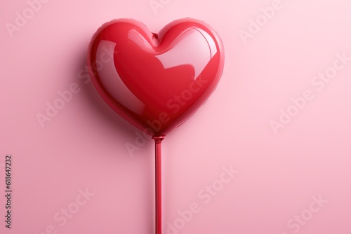 colorful heart lollipop