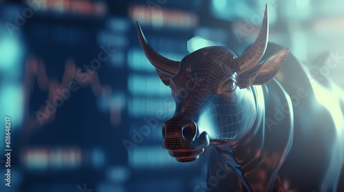 Concept of Bullish Stock Market. Investing In Stocks. Raising Stock Market.
Generative AI