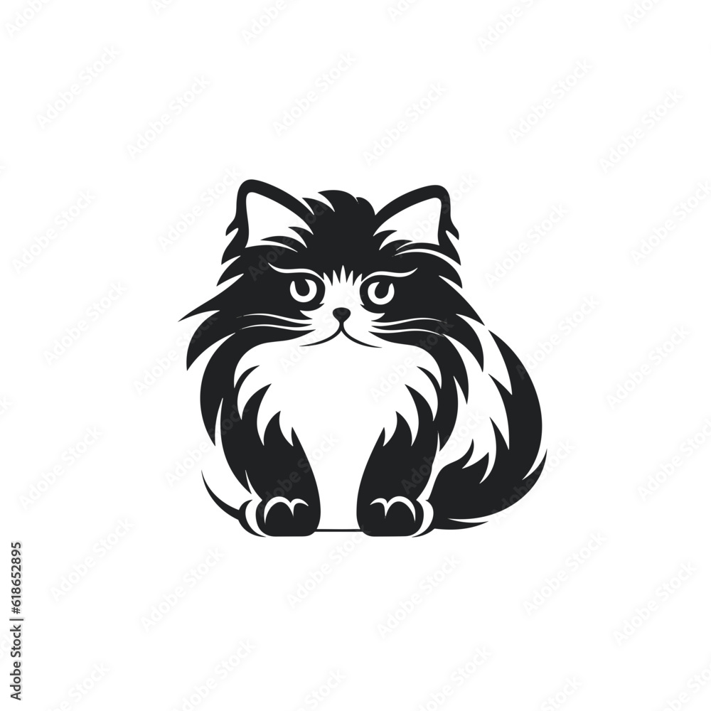 Cat Silhouette Icon SVG Vector, Little Cat, Cute Cats Cat Silhouette Icon SVG Vector, Little Cat, Cute Cats