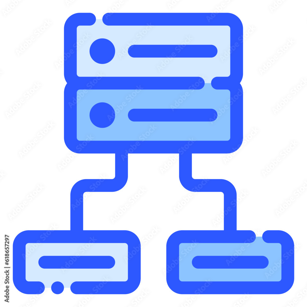 load balance icon in bluetone style load balance icon in bluetone style