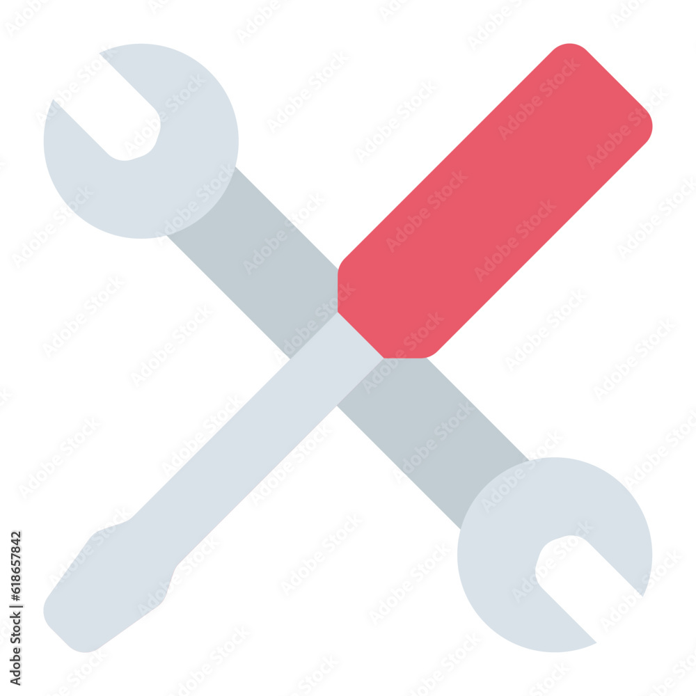 settings icon in flat style settings icon in flat style
