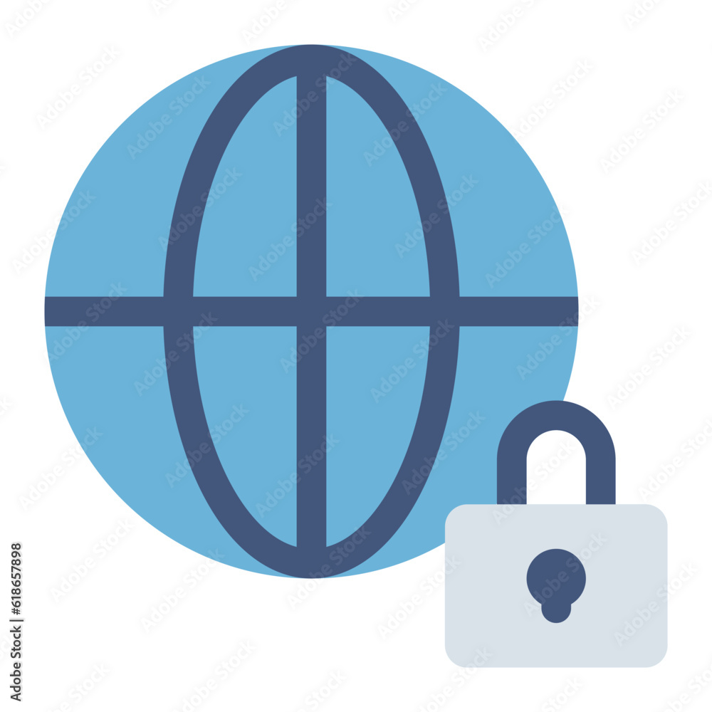 private network icon in flat style private network icon in flat style