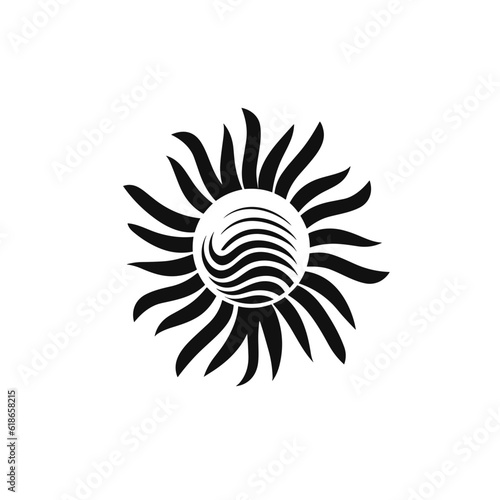 Summer vibe vector graphic, ice cream, sea star, flip flops, drink, sunglasses, palm trees, sunbed