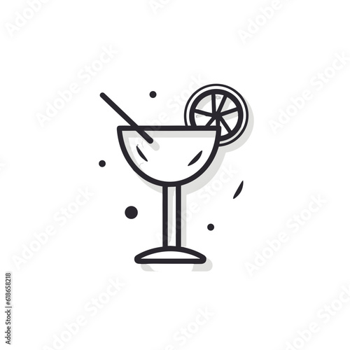 Summer vibe vector graphic, ice cream, sea star, flip flops, drink, sunglasses, palm trees, sunbed