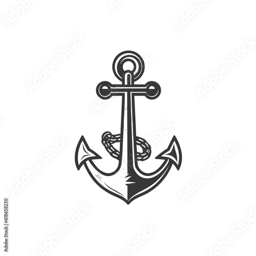 Pirate ship flag anchor, life buoy, ship steering wheel