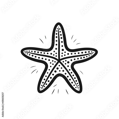 Summer vibe vector graphic, ice cream, sea star, flip flops, drink, sunglasses, palm trees, sunbed