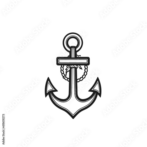 Pirate ship flag anchor, life buoy, ship steering wheel
