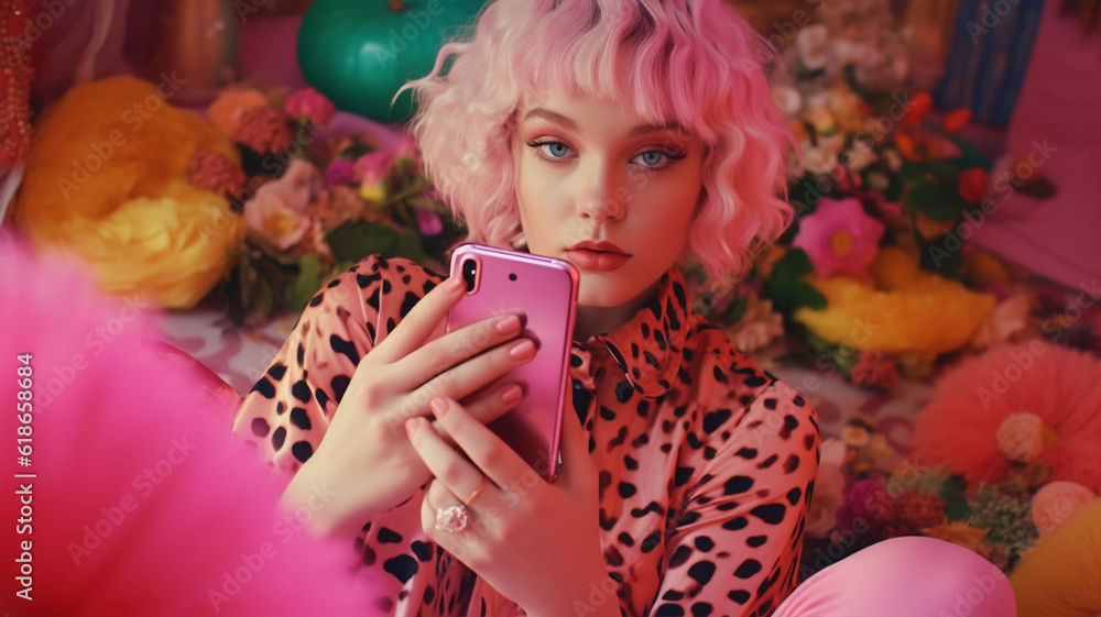 Feline Surprises: A Curious Girl Embracing Tech Feline Surprises: A Curious Girl Embracing Tech