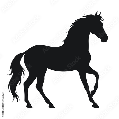 Horse silhouette  SVG isolated graphic  horses  beautiful animal