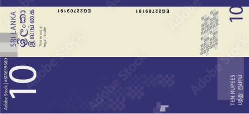 Futuristic Sri Lankan Rupee design inspired by Canadian 10 Dollars