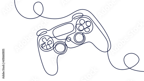 Gamepad or controller line concept