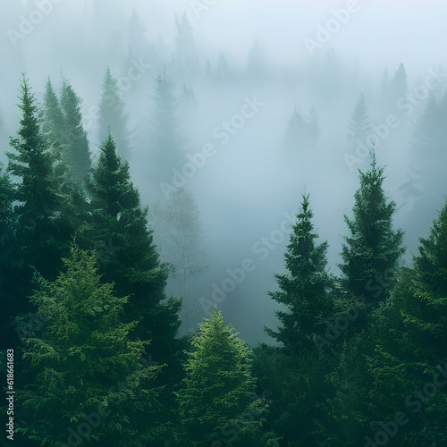 Misty Alaskan Forest © Elovate