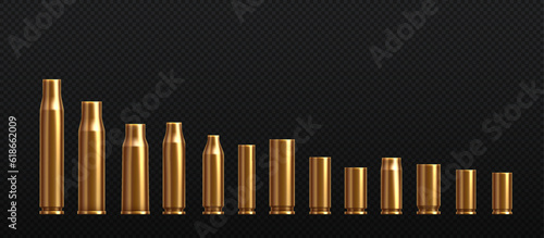 Gold bullet casing concept